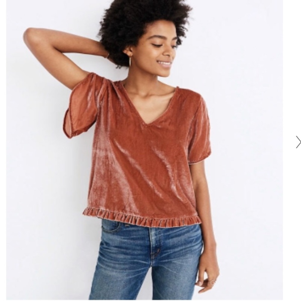 Velvet madewell top